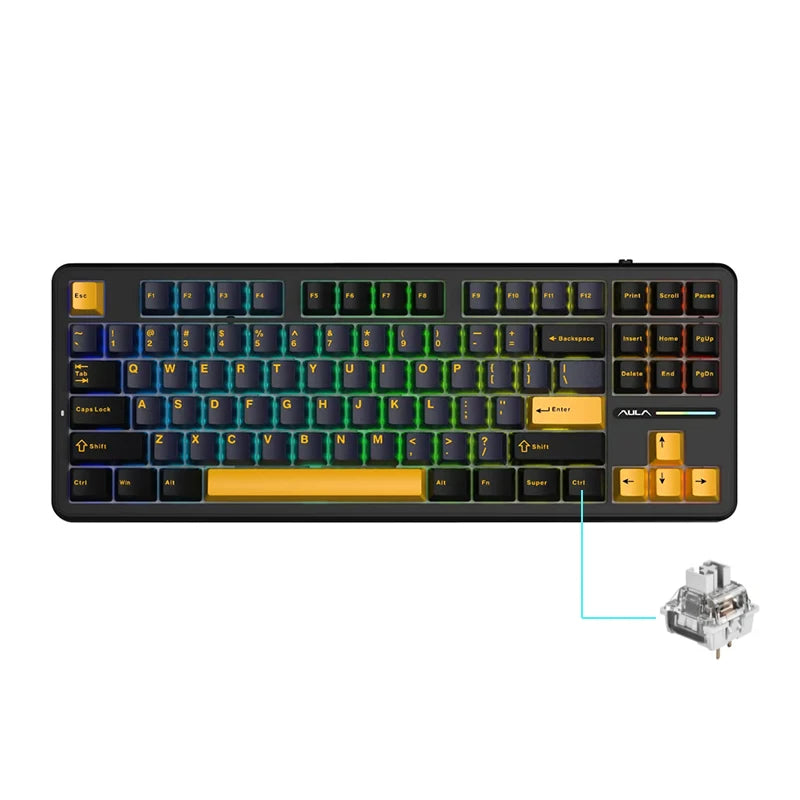 AULA F87Pro Mechanical Gaming Keyboard