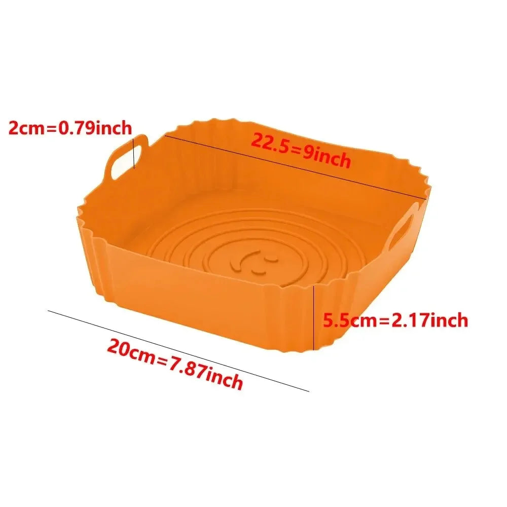 Reusable Silicone Airfryer Pan Liner
