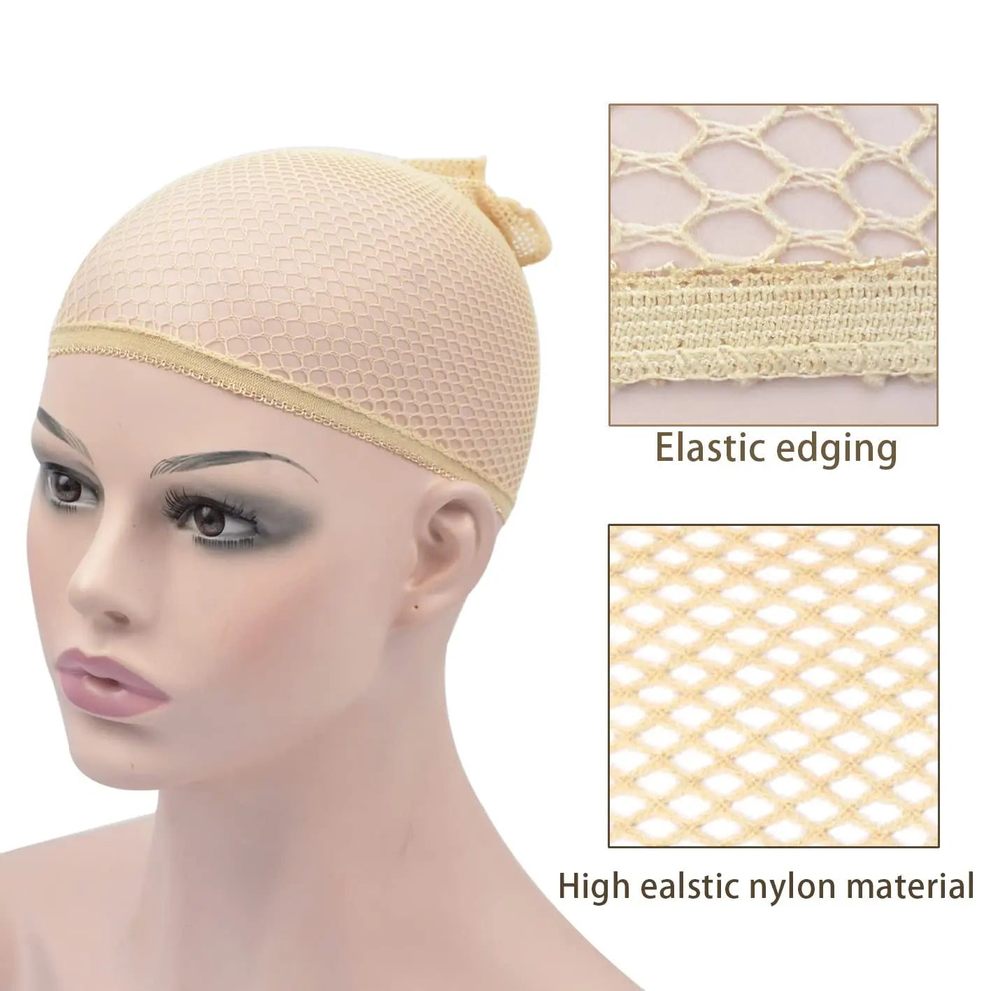 Stretchable Mesh Wig Cap Set