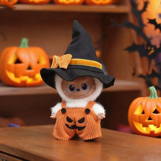 Labubu Halloween Orange Outfit Set