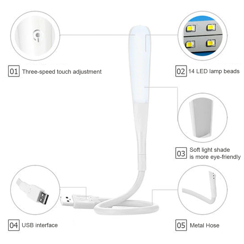UYOKI Mini Portable USB LED Lamp