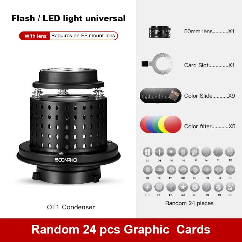 SOONPHO OT1 Bowens Mount Snoot