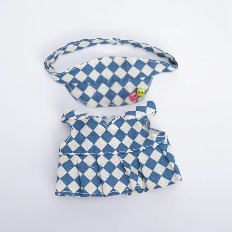 Yoocour Labubu Checkerboard Tennis Outfit