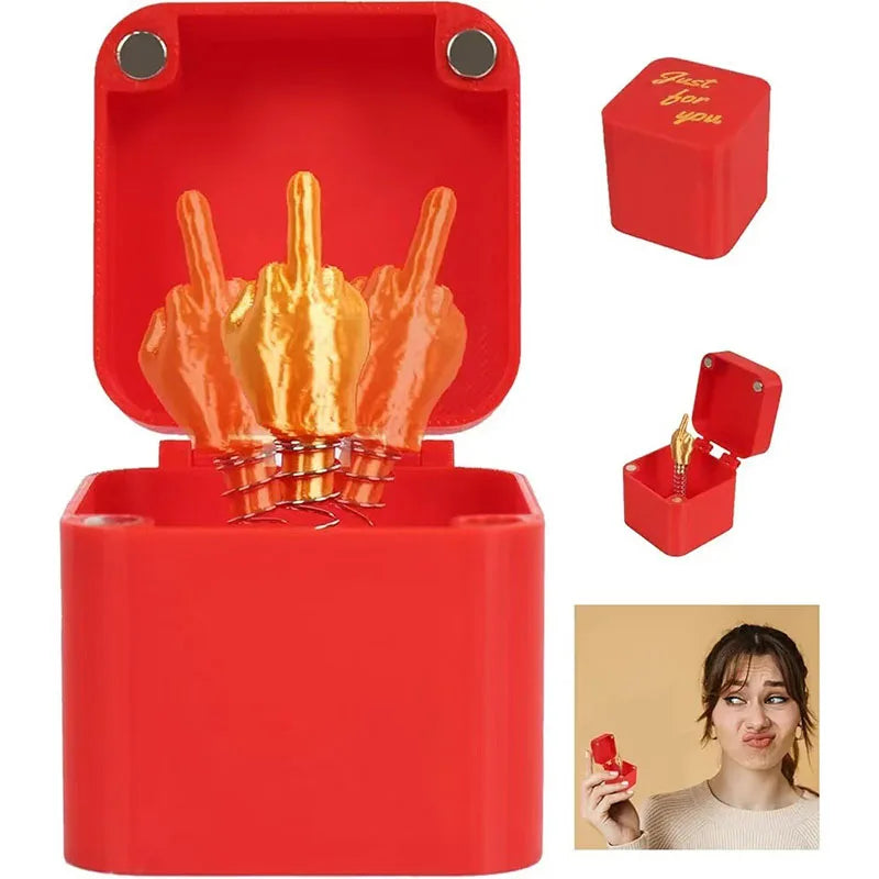 Funny Middle Finger Prank Box