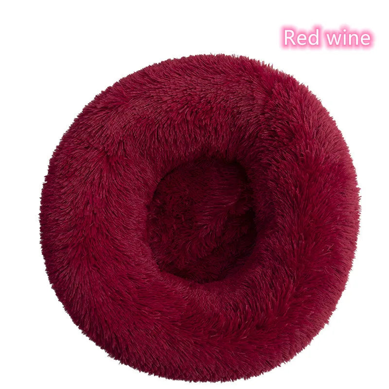 Super Soft Plush Donut Bed