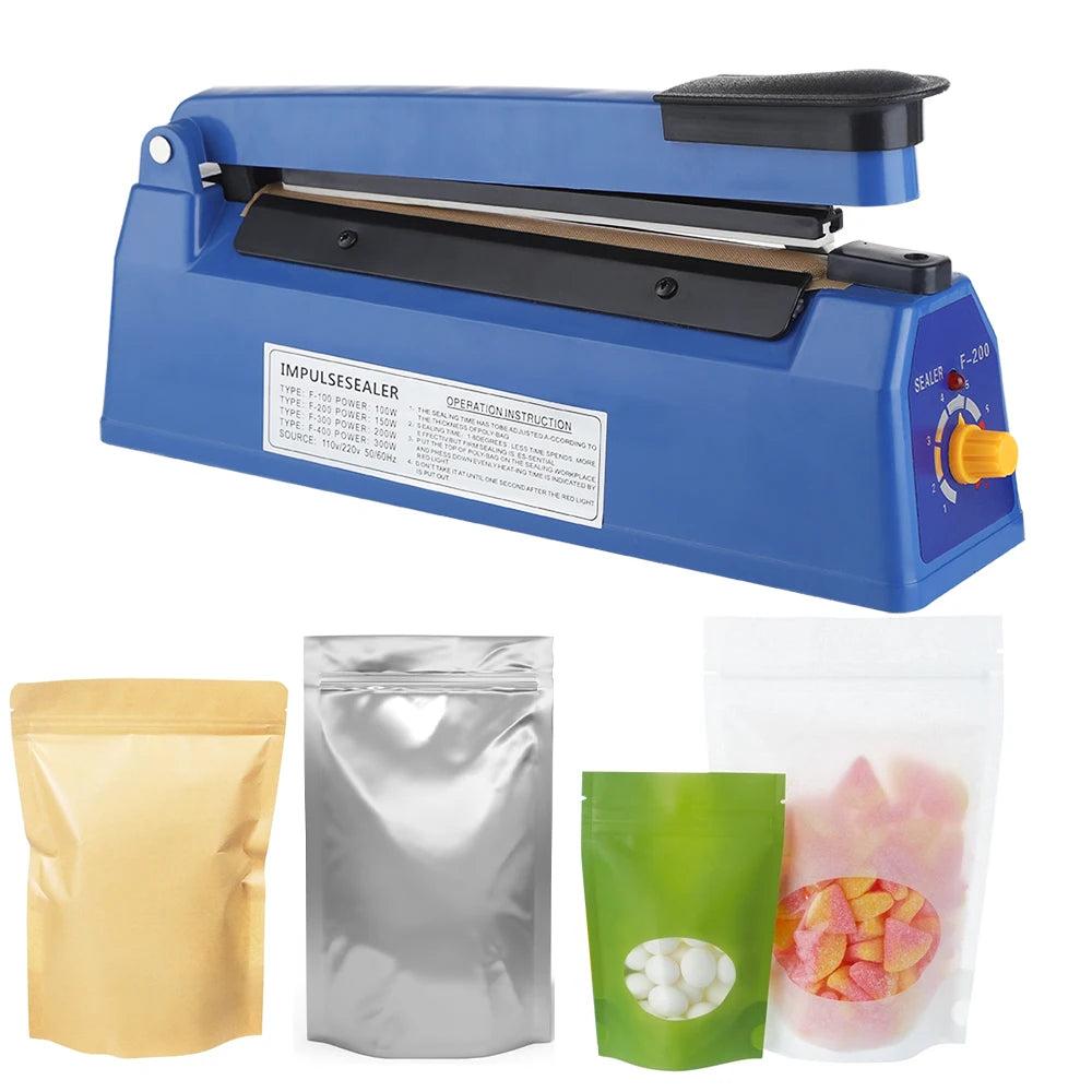 Manual 8-inch Impulse Heat Sealer