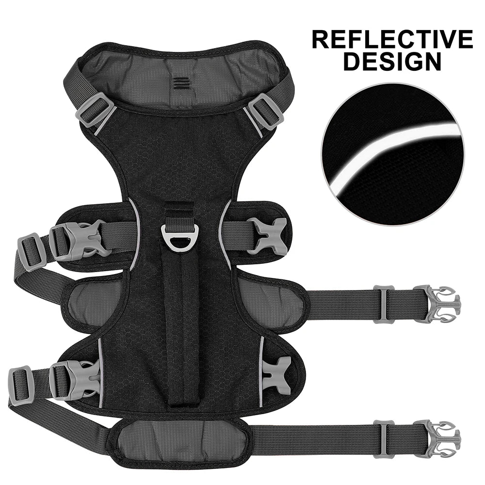 Reflective Nylon Dog Harness Vest