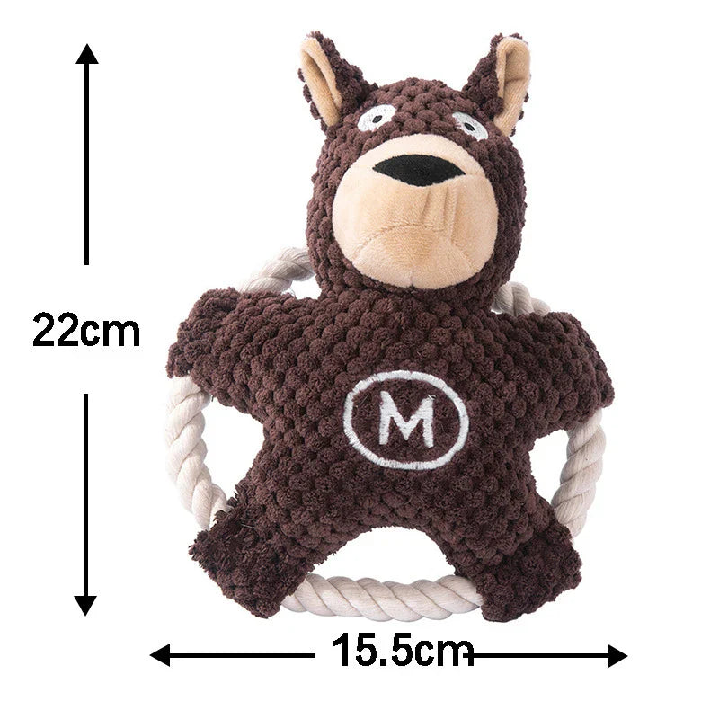 Interactive Plush Pet Chew Toy