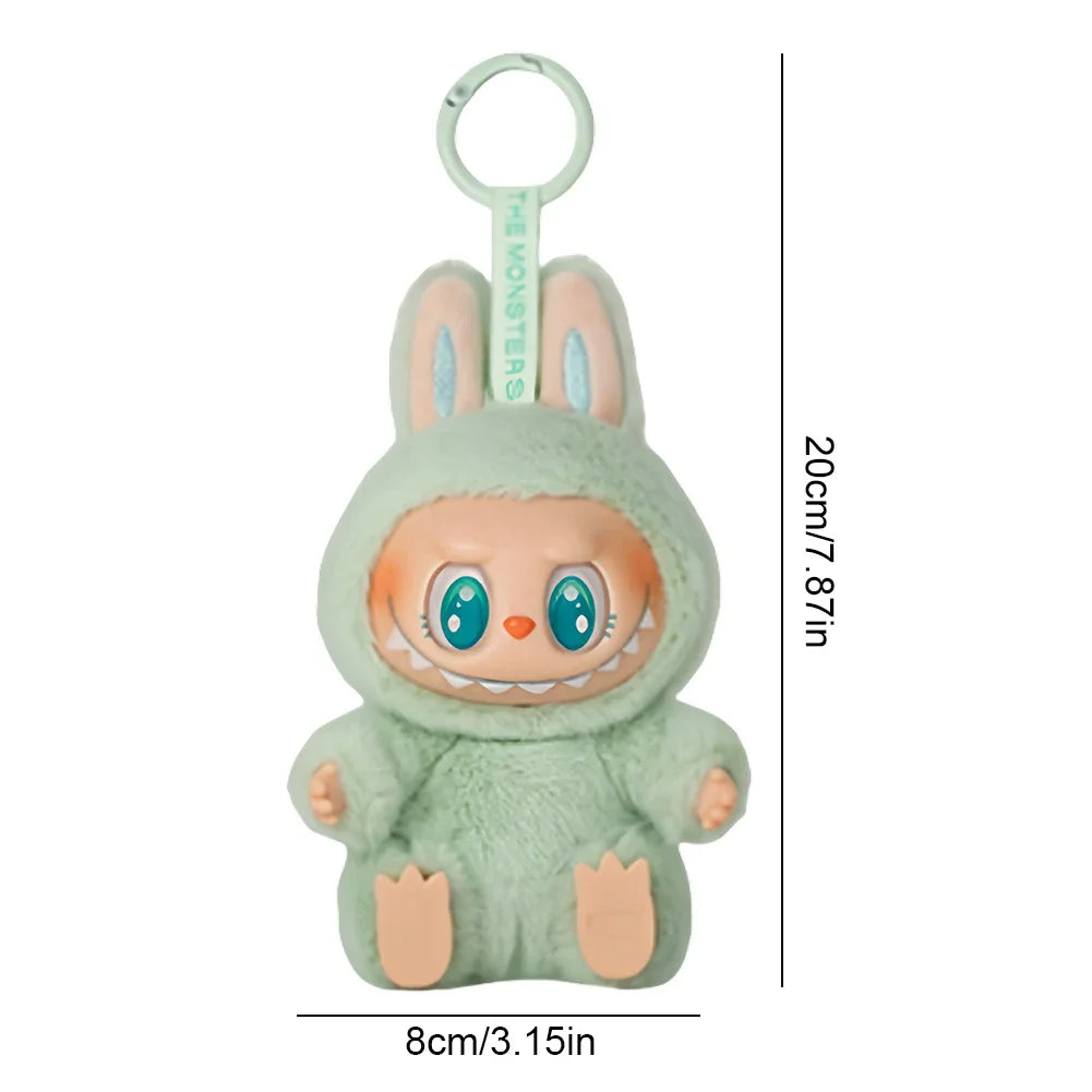Labubu Heartbeat Macaron Doll Pendant