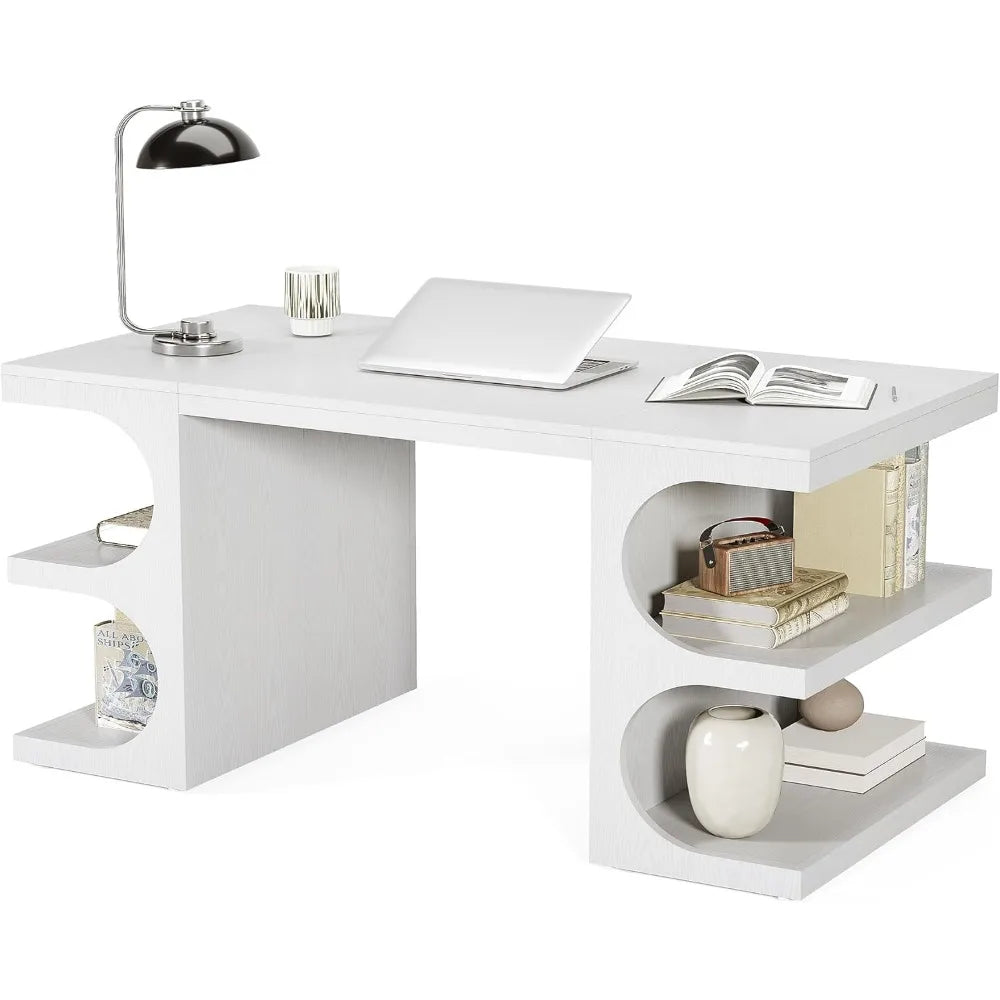 62.2-Inch Modern Executive Desk