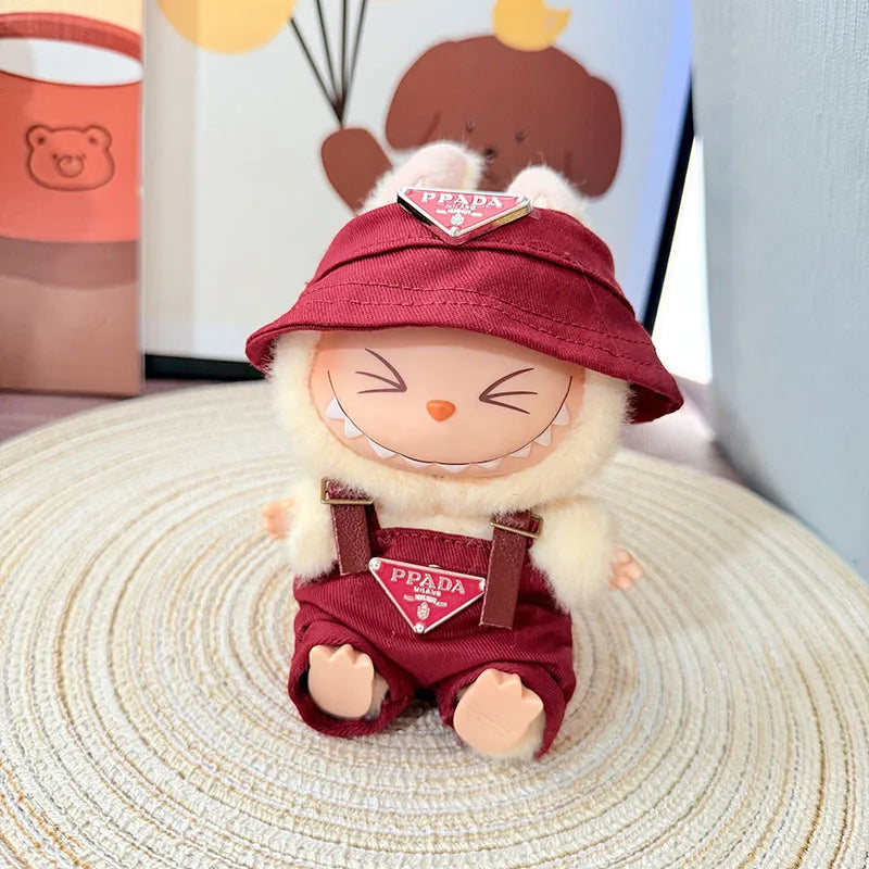 MINISO Labubu Corduroy Doll Outfit Set