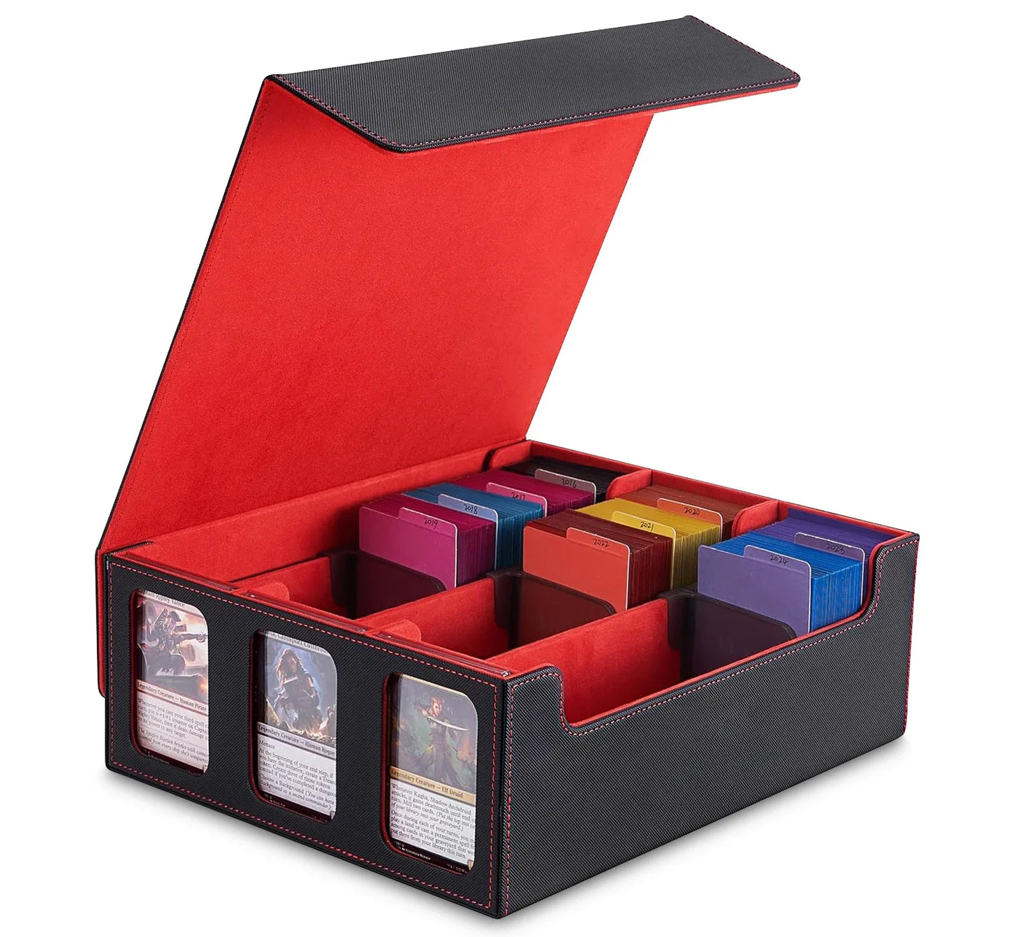 PU Leather Card Storage Box