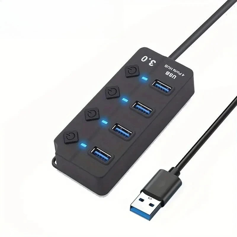 XIKCU USB 3.0 Hub with Switches