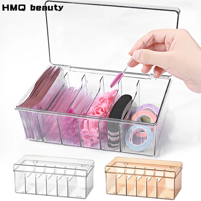 Acrylic Eyelash Storage Box with Lid