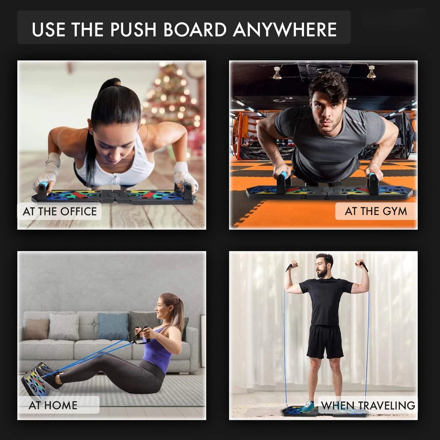 Portable Multifunctional Push-up Board