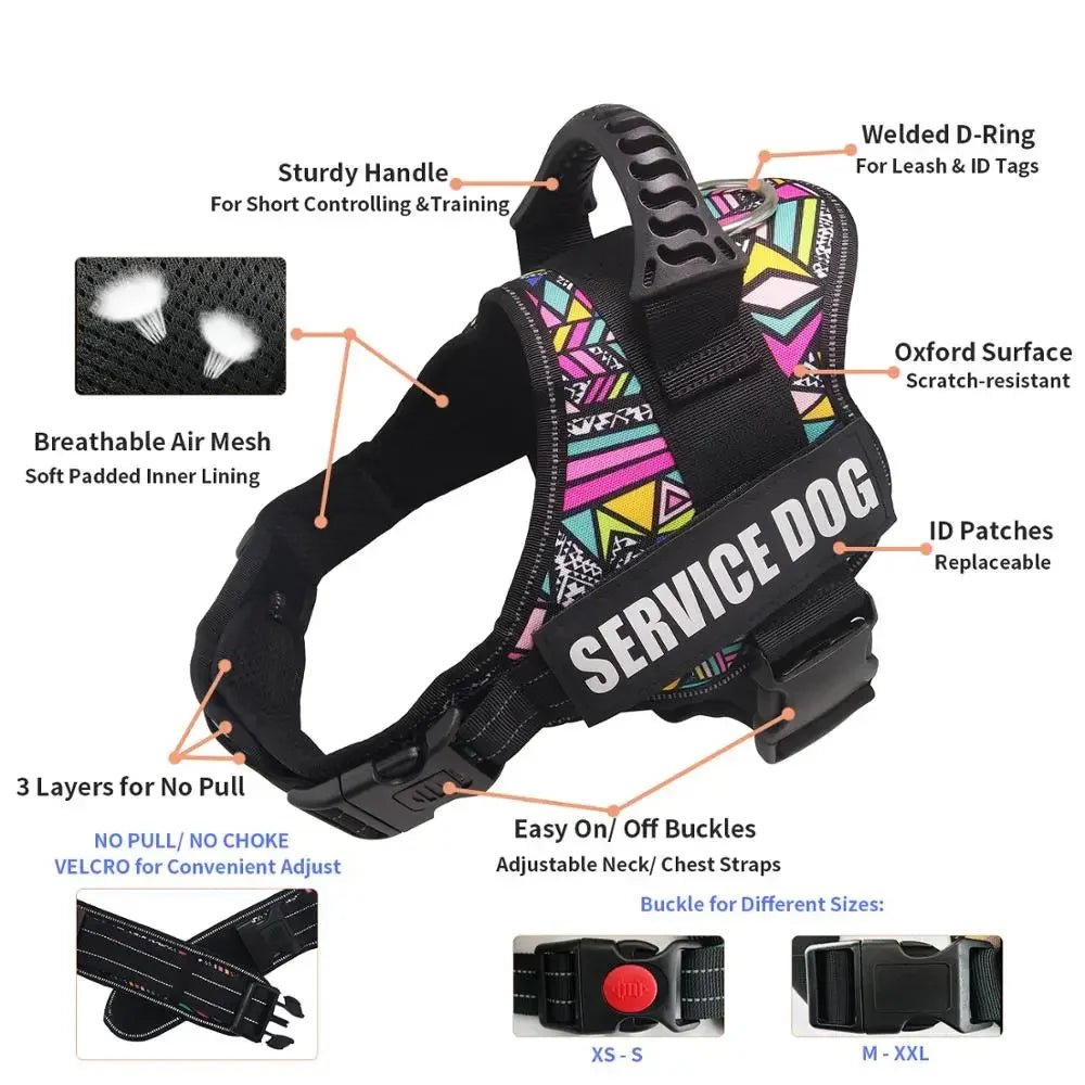 Service Dog Support Harness Vest