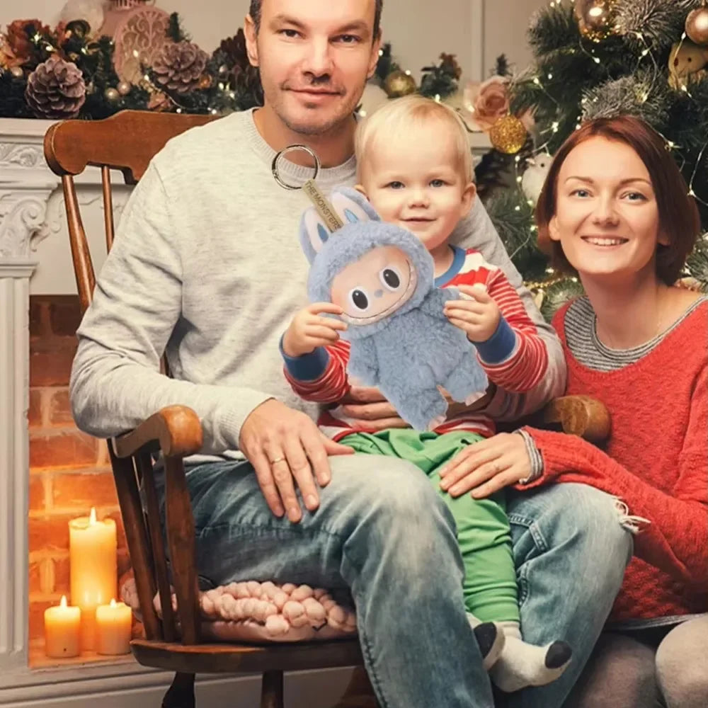 Labubu Heartbeat Macaron Doll Pendant