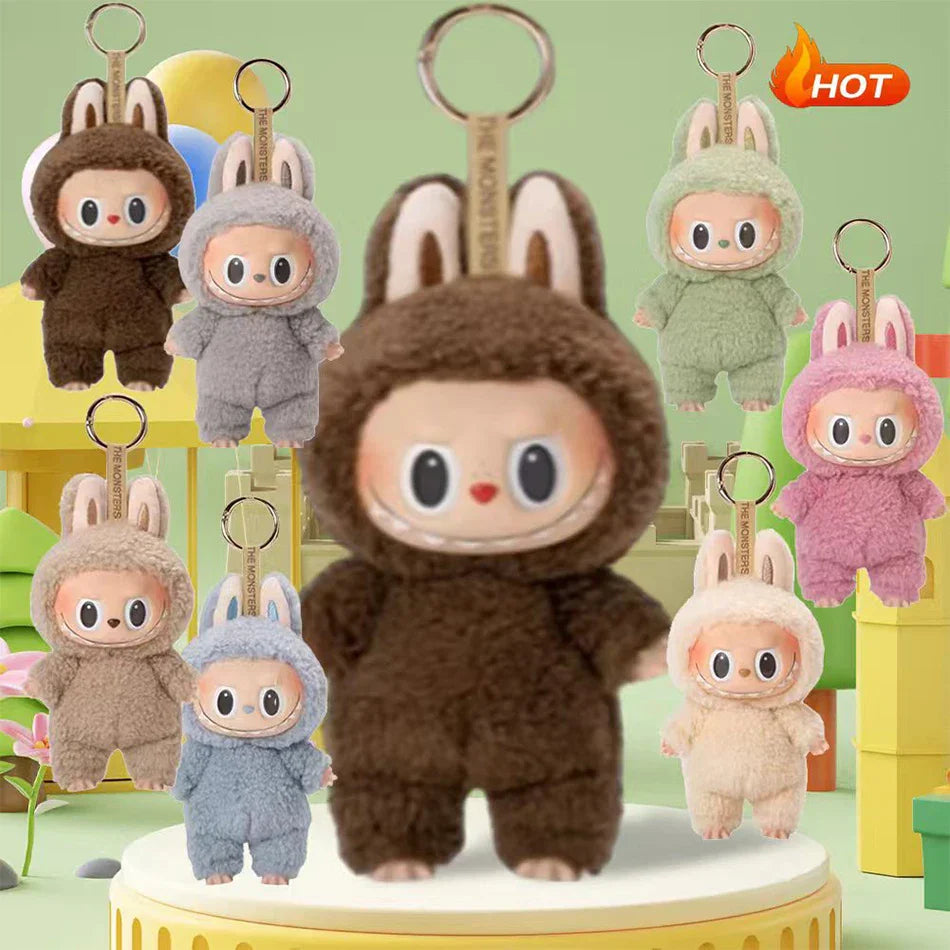 Pop Mart Labubu Monsters Batimento Cardíaco Macaron Pendant