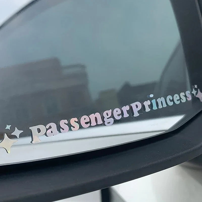 Passenger Princess Star Mirror Stickers