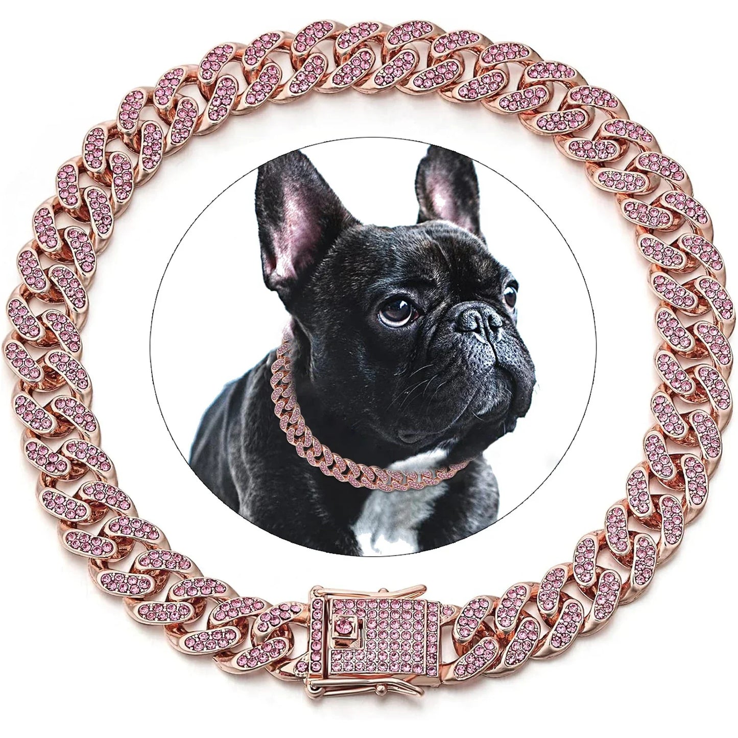Diamond Cuban Link Pet Collar