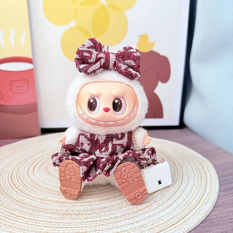 Labubu Luxury Bow Dress Set