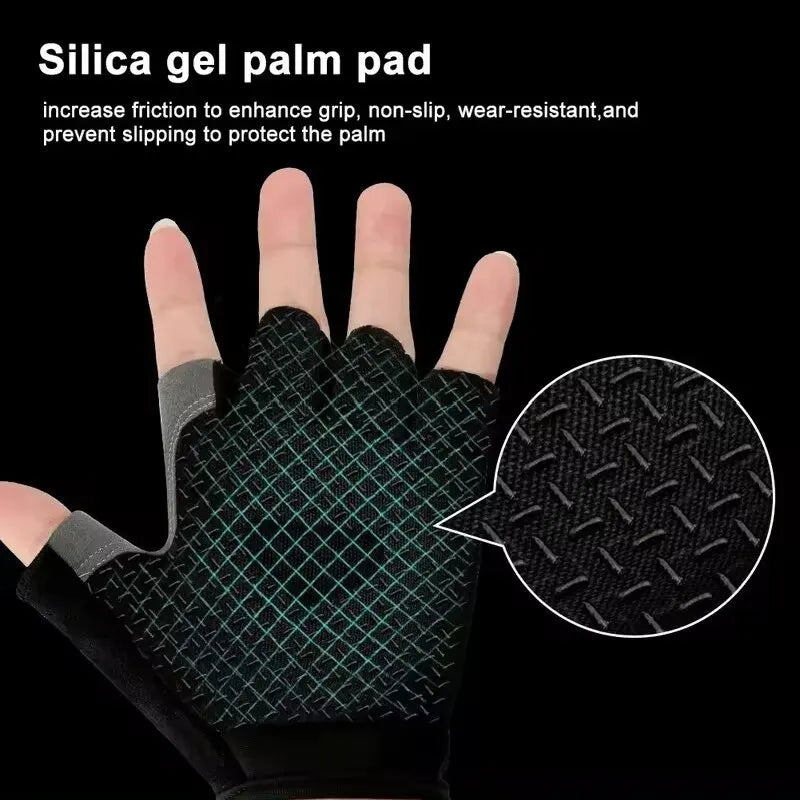 Unisex Half Finger Sports Gloves