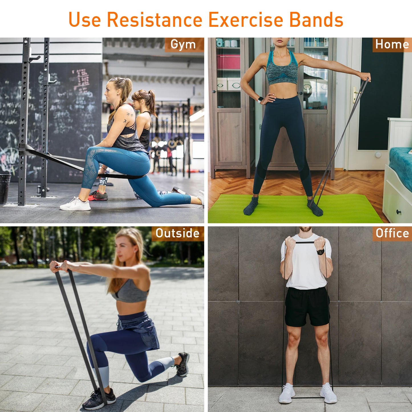 Lixada 5-Pack Resistance Bands