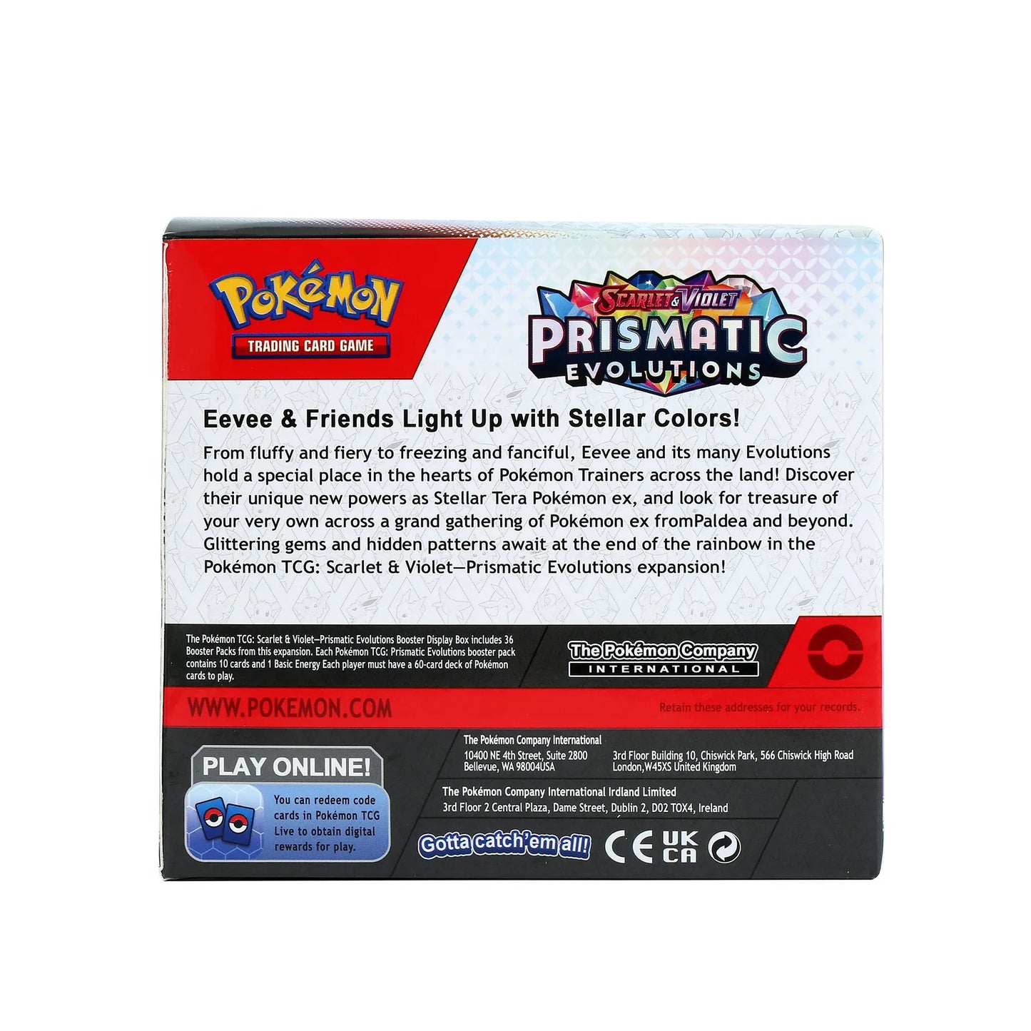 TAKARA TOMY Pokemon Prismatic Evolutions Card Set