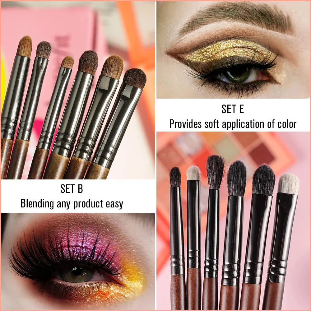 OVW 2/6PCS Eyeshadow Brush Set