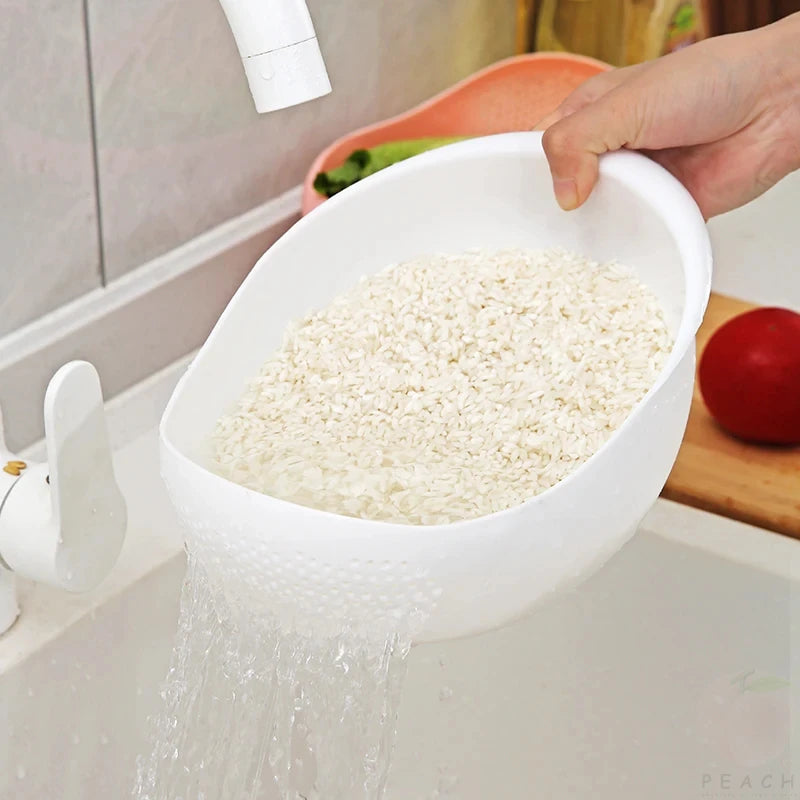 Multi-Purpose Rice Drain Basket