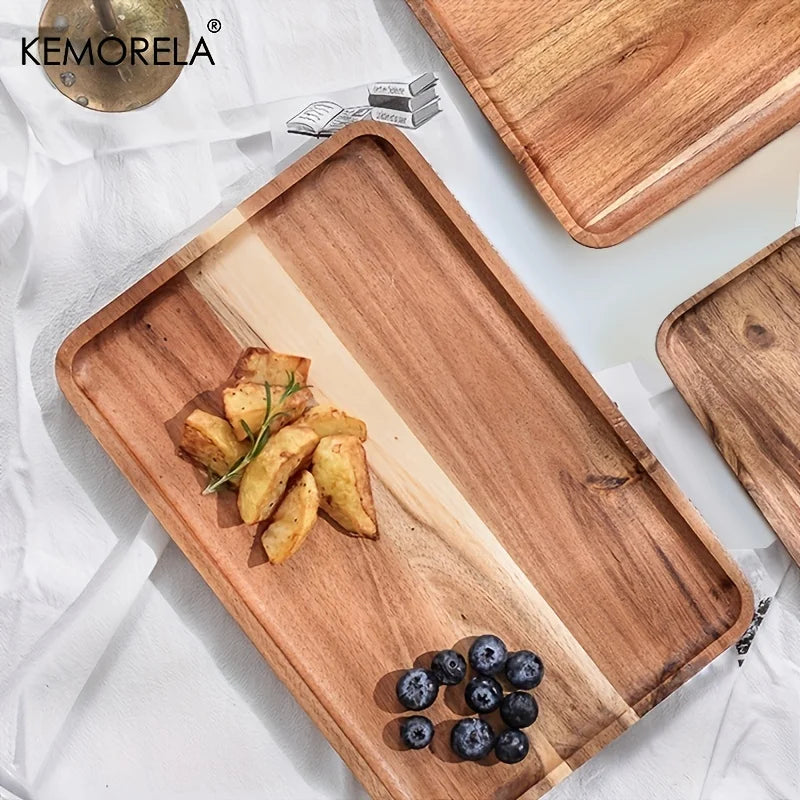 Acacia Wood Coffee Tray