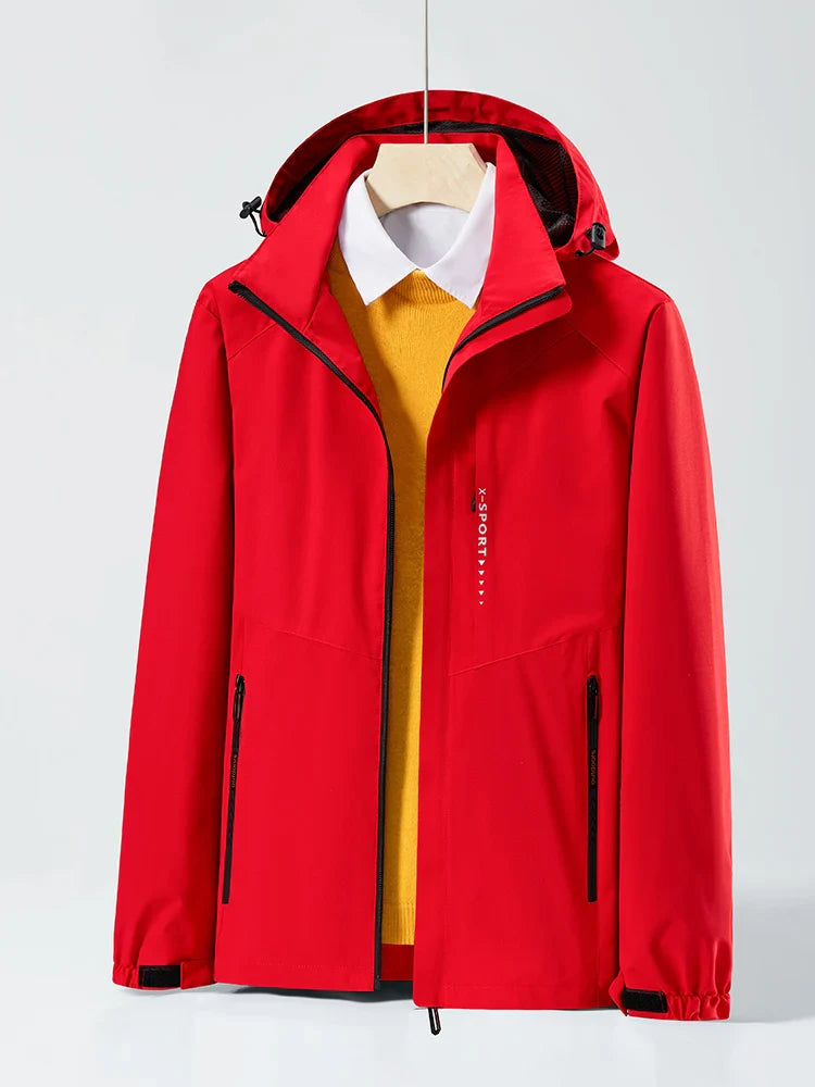 Unisex Waterproof Hooded Windbreaker