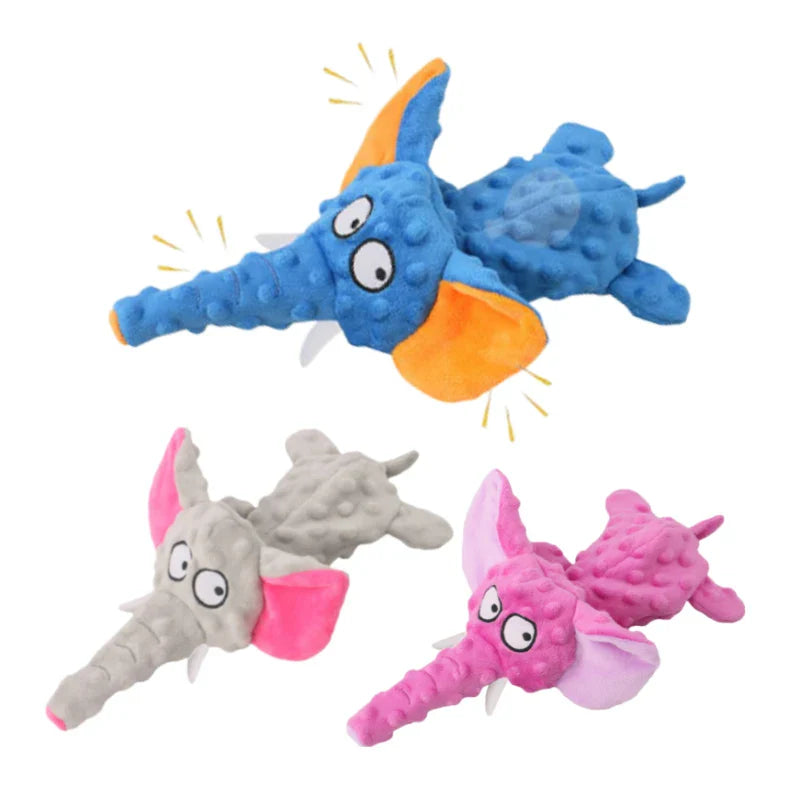 Durable Plush Dog Squeak Toy