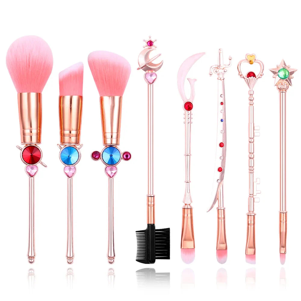 TAKARA TOMY Sailor Moon 8PCS Makeup Brush Set