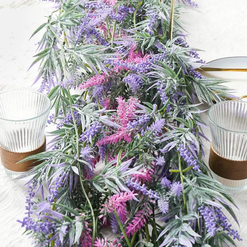 Flower 6.5FT Artificial Lavender Garland