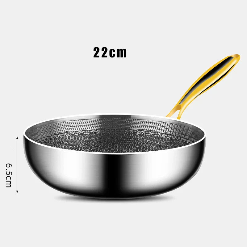 Non-Stick Stainless Steel Skillet