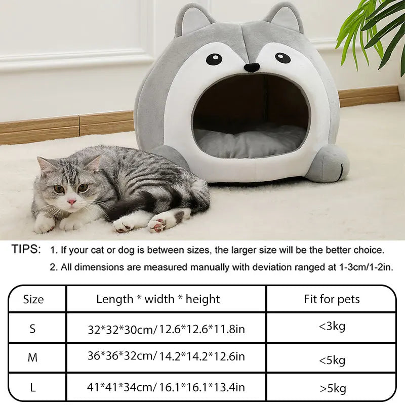 Soft Cat & Small Dog Bed