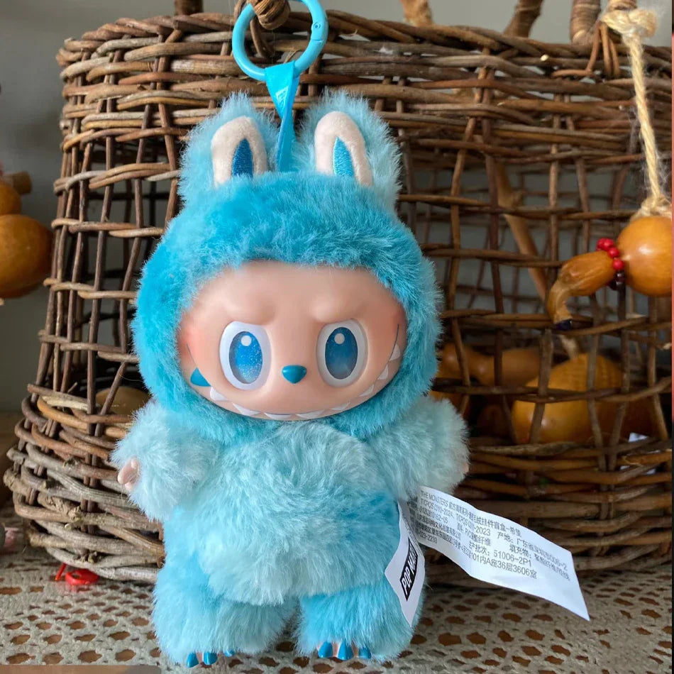 Labubu 2.3 Flocking Pendant Keychain