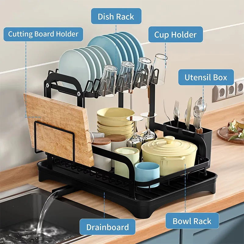 Kitchen Drying Storage Rack
