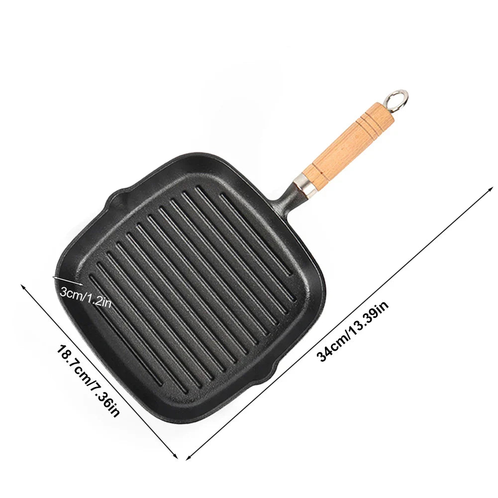 Cast Iron Square Grill Pan