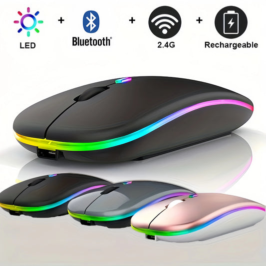 Dual-Mode Wireless RGB Mouse