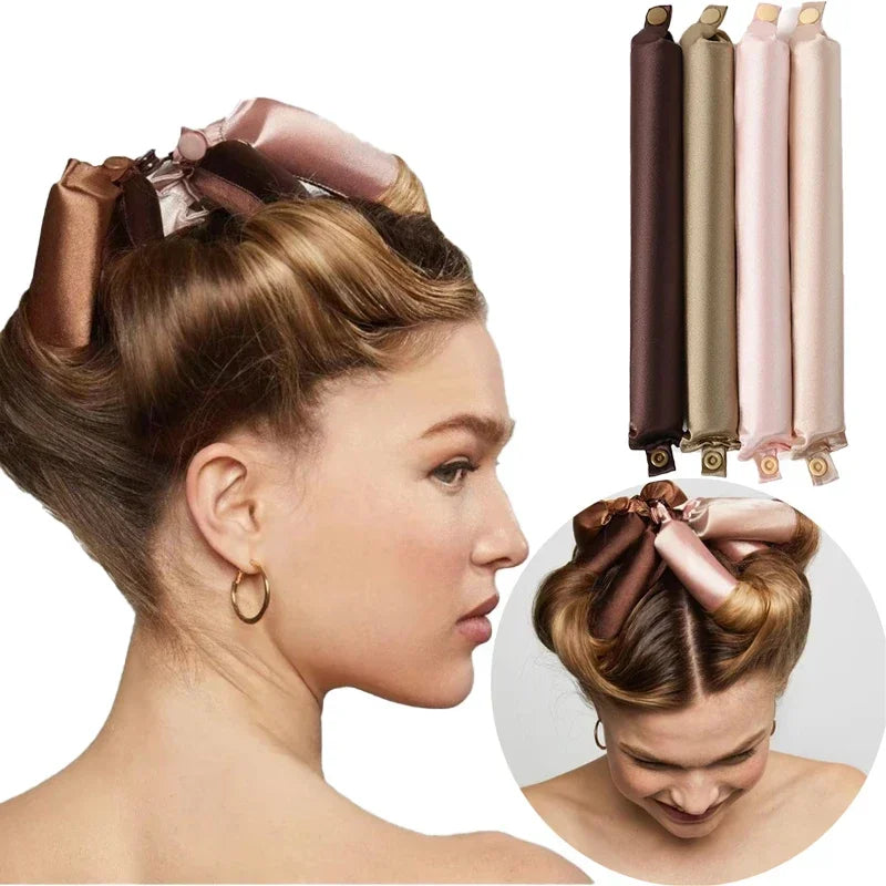Heatless Satin Curling Headband