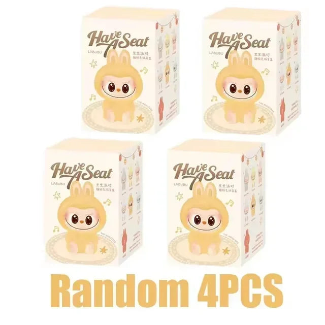 1:1 Quality Labubu Blind Box Monster Series Keychain