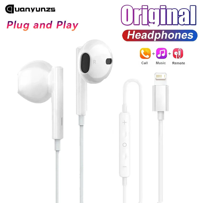 Original Wired Headphones for iPhone