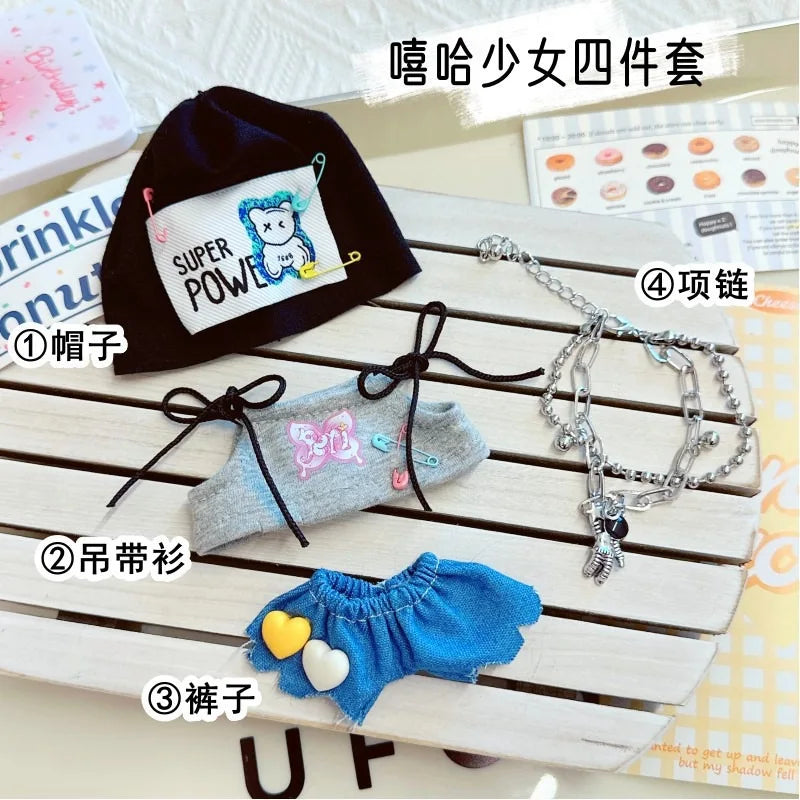 Yoocour Labubu Furry Puppy Onesie Set