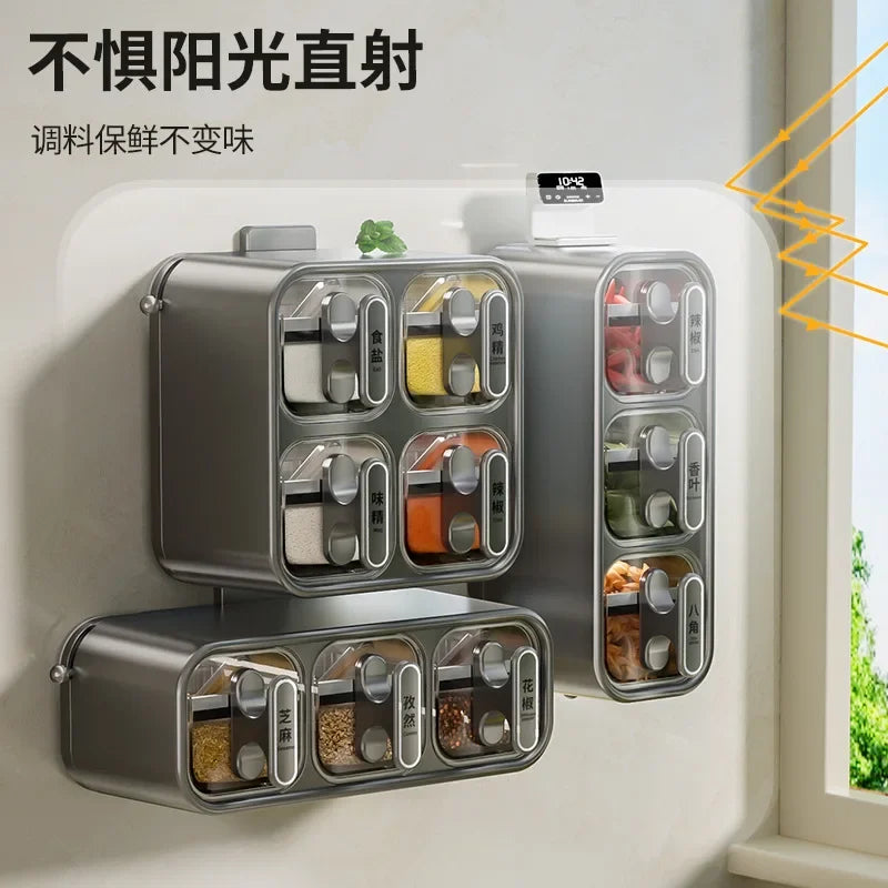 Hanging Seasoning Box Organizer