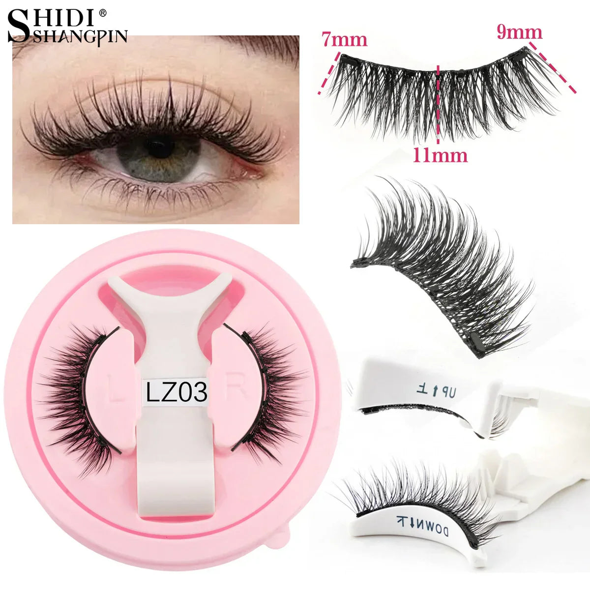 Fluffy Magnetic Eyelash Set