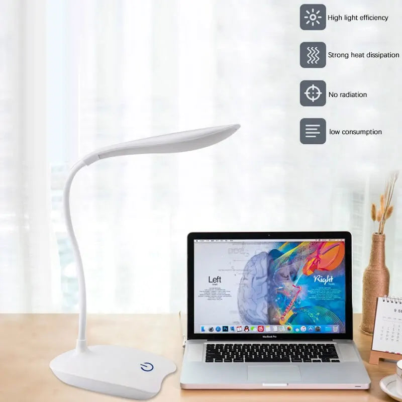 USB Rechargeable LED Desk Lamp