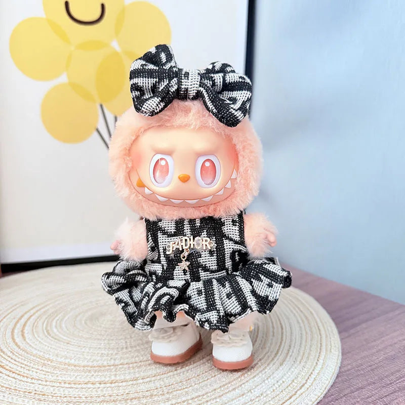 Labubu Luxury Bow Dress Set