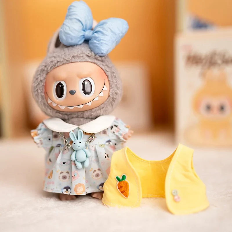 Labubu Penguin Vest Skirt Set